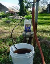 Siphon irrigation method to apply ODC Super Concentrate